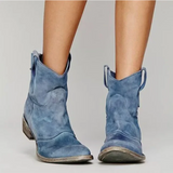 Hazel | Bottines en Suède de Style Western