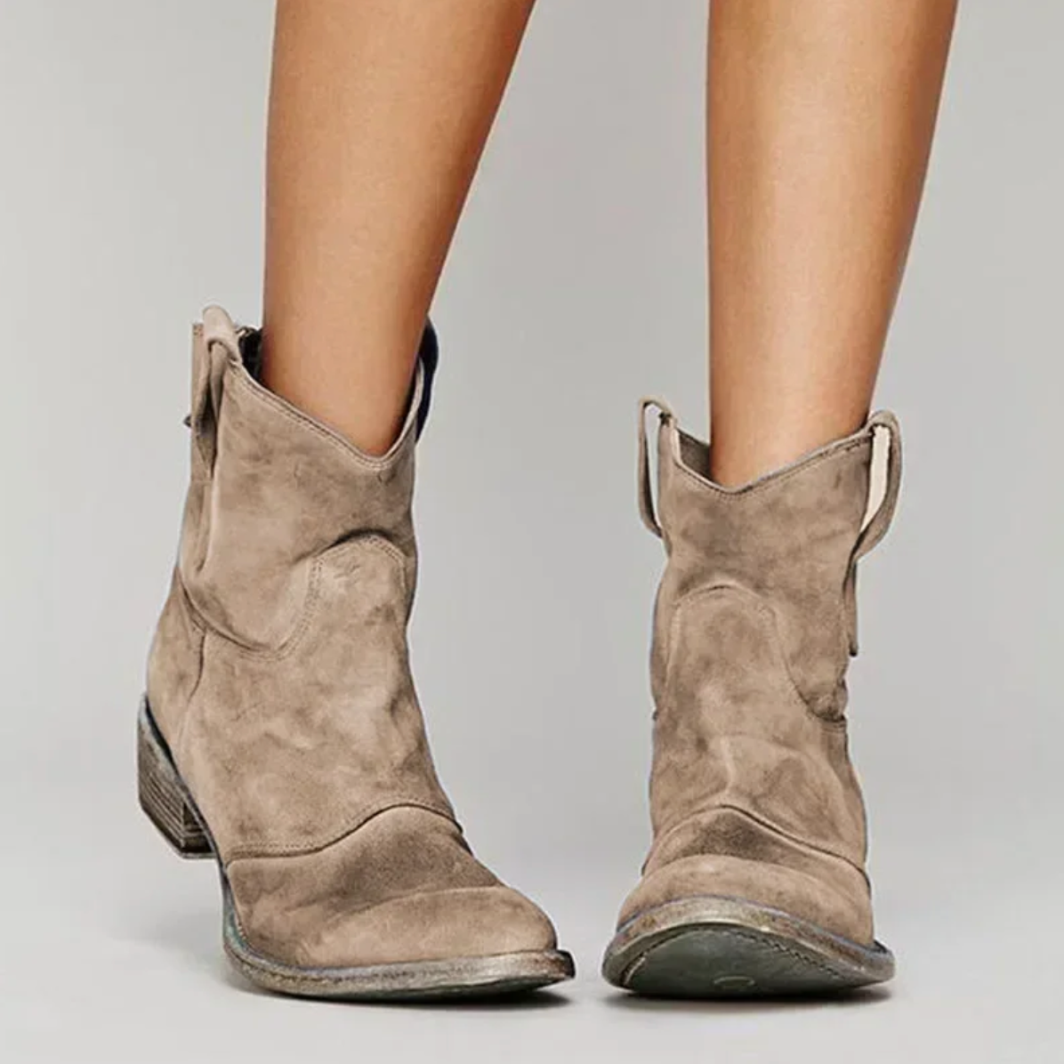 Lore | Bottines en daim au style western