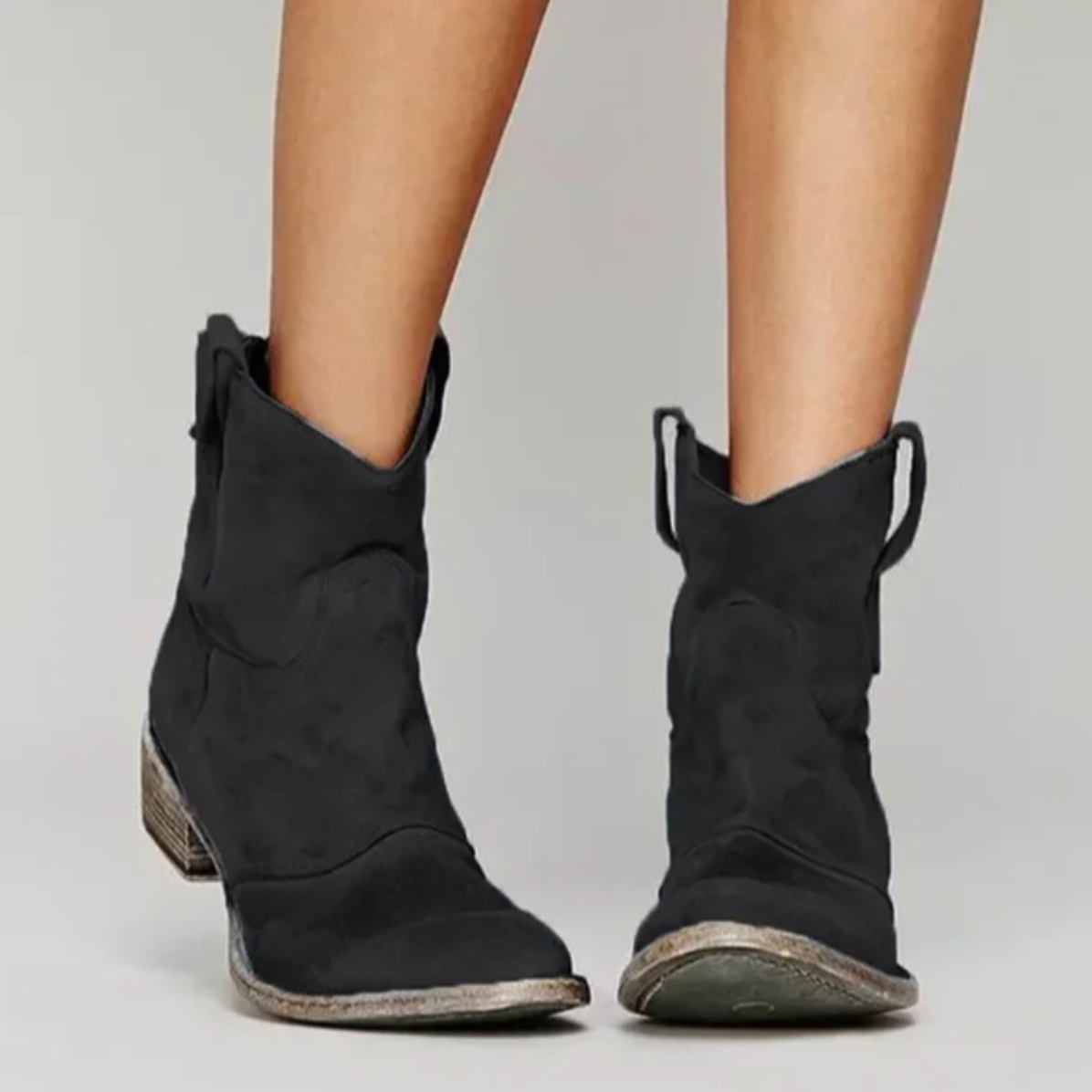 Lore | Bottines en daim au style western