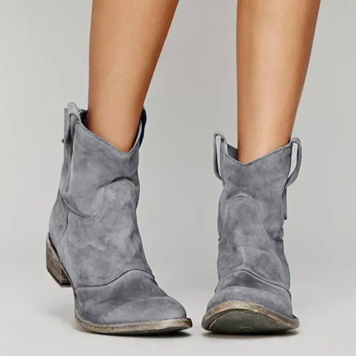 Lore | Bottines en daim au style western