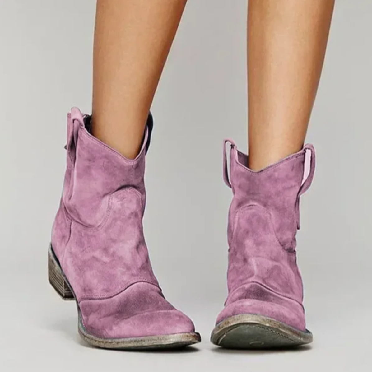 Lore | Bottines en daim au style western