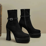 Janete - Bottes à plateforme luxueuses alliant confort et style à chaque pas