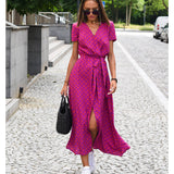Amélia - Robe midi à motif floral