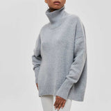 Catherine | Maille torsadée à col roulé Pull