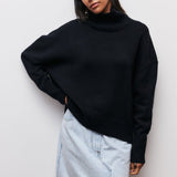 Catherine | Maille torsadée à col roulé Pull
