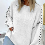 Perpétuel - Pull en tricot chaud décontracté