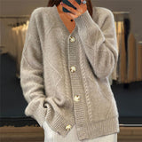Sylvie | Tricot à Câbles Cardigan
