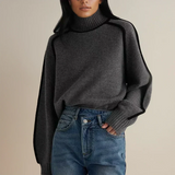 Claudine | Col roulé en mélange de coton Pull