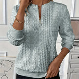 Sylvie | Pull en tricot à fermeture éclair