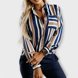Emily - blouse à rayures décontractée et élégante