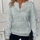 Sylvie | Pull en tricot à fermeture éclair