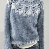 Colette | Pull en câble à motif norvégien
