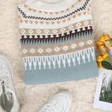 Solange | Pull à motif Fair Isle