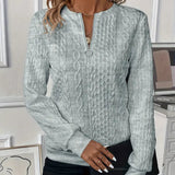 Sylvie | Pull en tricot à fermeture éclair