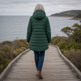 Ghislaine | Manteau matelassé à capuche