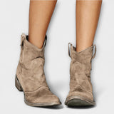 Marla - Bottes en daim au style savane