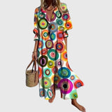 Zariah | Robe longue élégante au style bohème