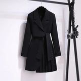 LOUISA | MANTEAU ÉLÉGANT AVEC DÉTAILS PLISSÉS