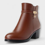 Edelgard | Bottines d'hiver avec détail bijou