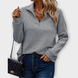 Sommerfeld | Pull élégant à demi-zip pour femmes