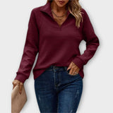 Sommerfeld | Pull élégant à demi-zip pour femmes