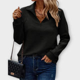 Sommerfeld | Pull élégant à demi-zip pour femmes