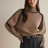 Claudine | Col roulé en mélange de coton Pull