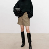 Béatrice | Col roulé en tricot torsadé Pull