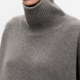 Béatrice | Col roulé en tricot torsadé Pull