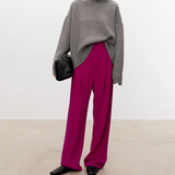 Béatrice | Col roulé en tricot torsadé Pull