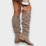 Elfi | Bottes slouch à talon bloc