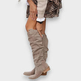 Elfi | Bottes slouch à talon bloc