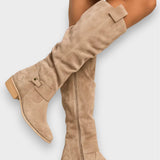 Gisela | Bottes en daim avec boucle