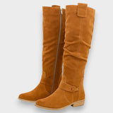 Gisela | Bottes en daim avec boucle