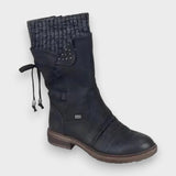 Herta | Bottes de cowboy en tricot d'hiver