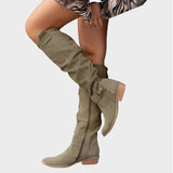 Sylvia | Bottes overknee en daim