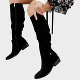 Sylvia | Bottes overknee en daim